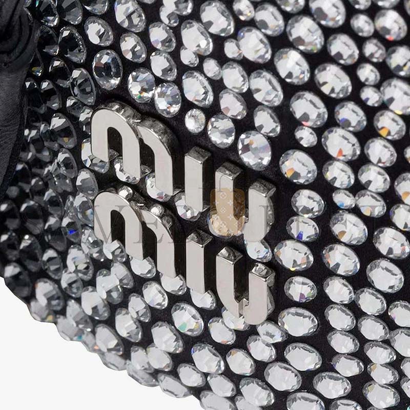 MIU MIU BUCKET BAG BLACK WOMENS 5BE090 (17*15*10cm)
